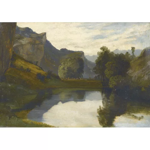 Barthélemy Menn — Sommerliche Seeuferpartie.