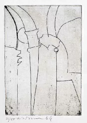 Ben Nicholson — Urbino (Gewölbe einer Kathedrale)