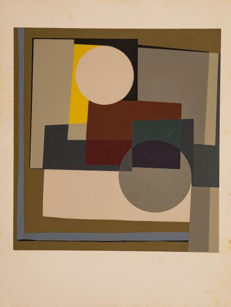 Ben Nicholson — Komposition um 1970