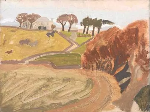 BEN NICHOLSON — North Rigg Hill. 1930. — Koller Auktionen