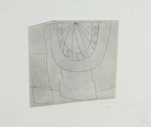 Ben Nicholson — Turkish Sundial and Column, 1967