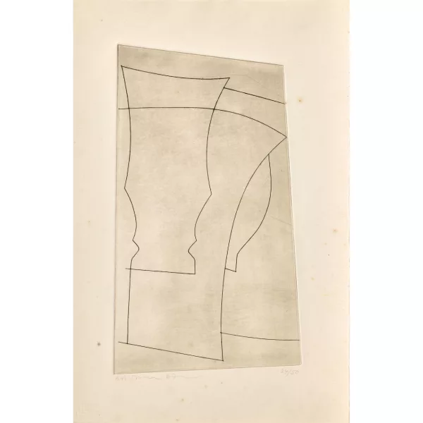 Ben Nicholson — "Jug and Goblet".