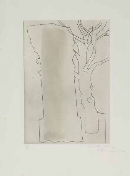 Ben Nicholson — Column and Tree, 1967