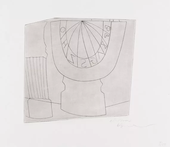 Ben Nicholson — Turkish Sundial and Column