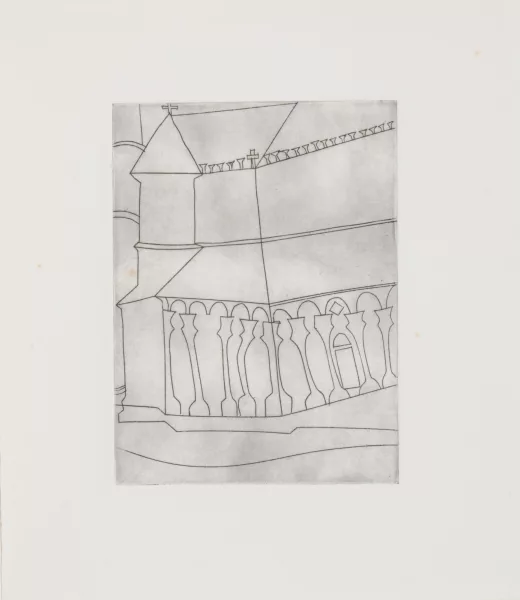 Ben Nicholson — Fragment of Tuscan Cathedral, 1966