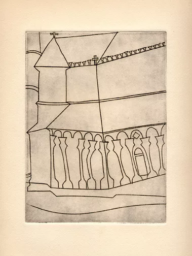 Ben Nicholson — Fragment of Tuscan Cathedral, 1966