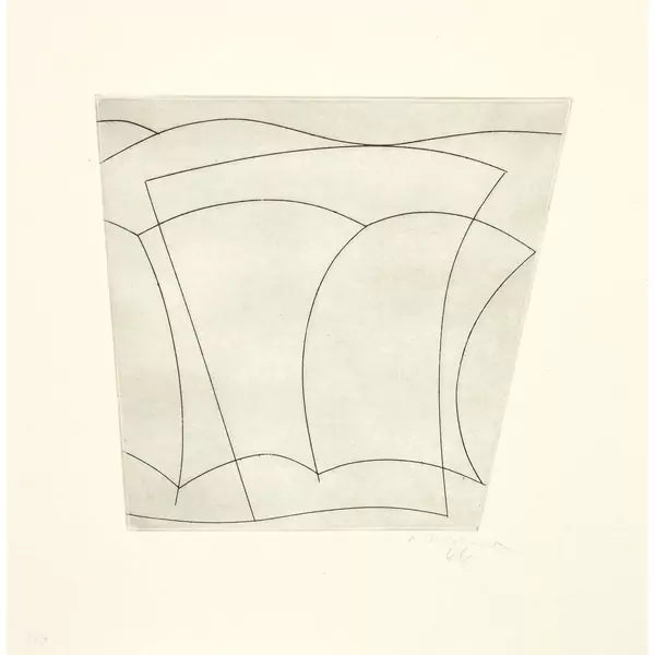 Ben Nicholson — Forms in a landscape — Galerie Kornfeld