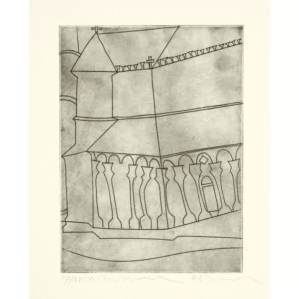 Ben Nicholson — Fragment of Tuscan Cathedral — Galerie Kornfeld