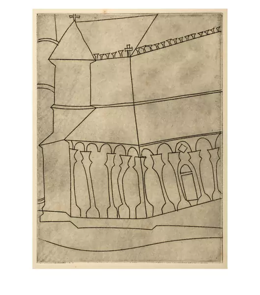 Ben Nicholson — Fragment of Tuscan Cathedral — Galerie Kornfeld