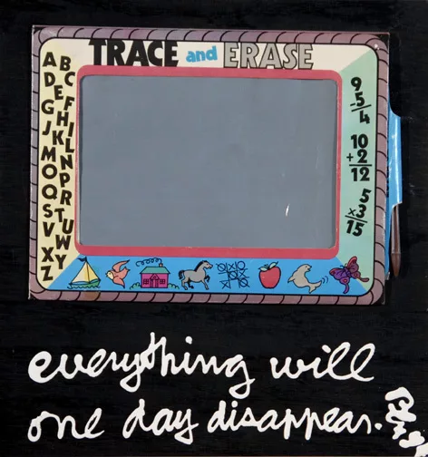 Ben Vautier — Everything will one day disappear, 1984