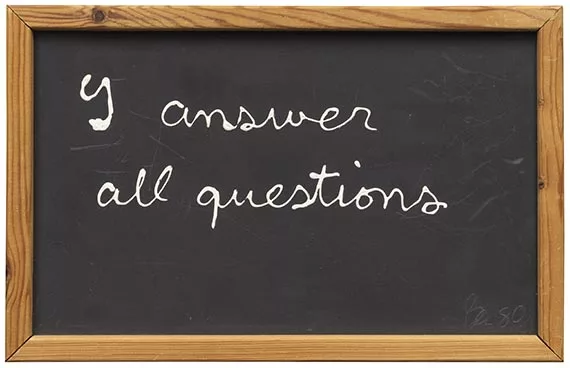 Ben Vautier — I answer all questions