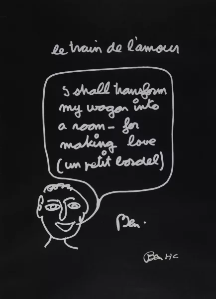 Ben Vautier — Le train de l'amour