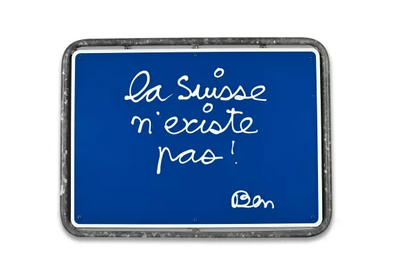 Ben Vautier — la Suisse n'existe pas !, 1991