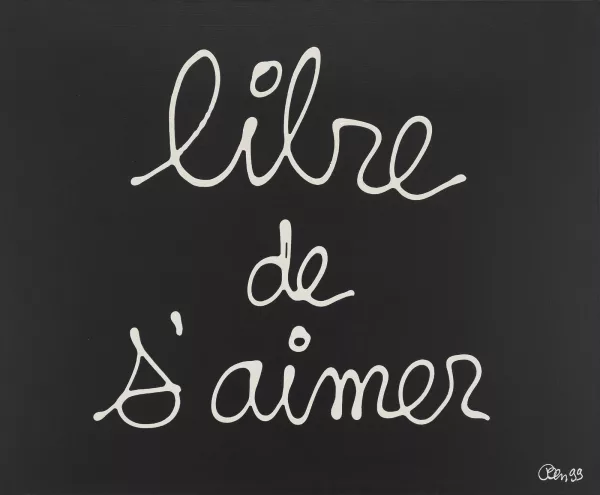 Ben Vautier — Libre de s’aimer