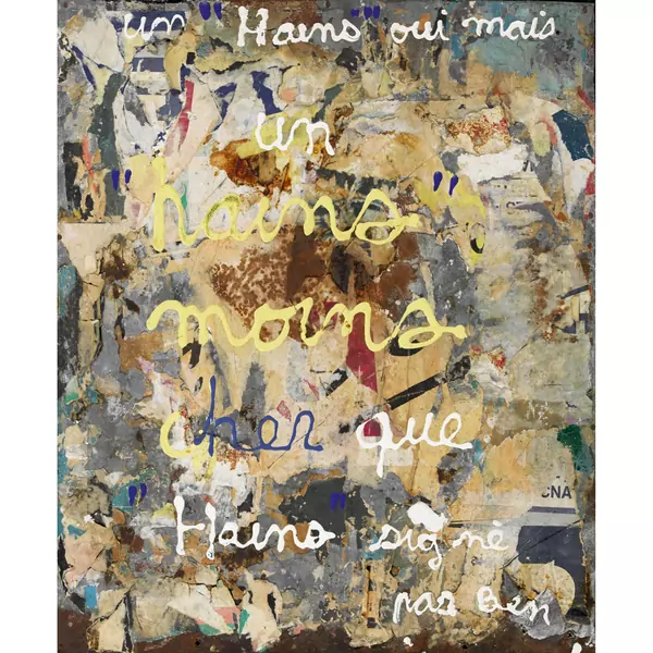 "Un Hains oui mais un "Hains" moins cher que "Hains" signé par Ben"