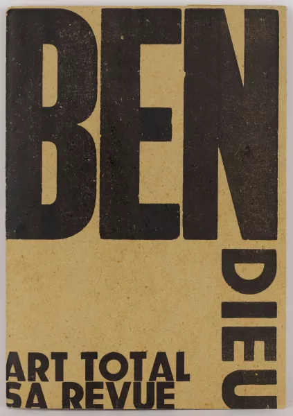 Ben Vautier — Ben, Dieu, Art total sa revue,