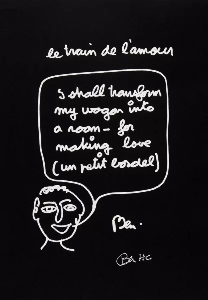 Ben Vautier — Le train de l'amour