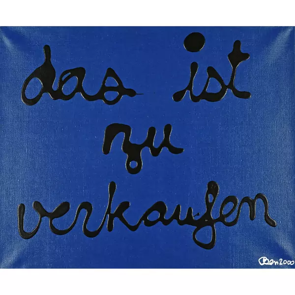 Ben Vautier — das ist zu verkaufen — Galerie Kornfeld