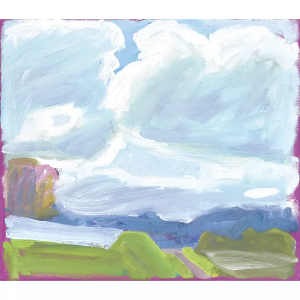 Bendicht Fivian — Aufziehende Wolken.