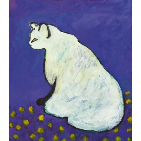 Weisse Katze