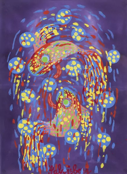 Benedikt SALVISBERG (1943-2013), "Poissons" — DognyAuction