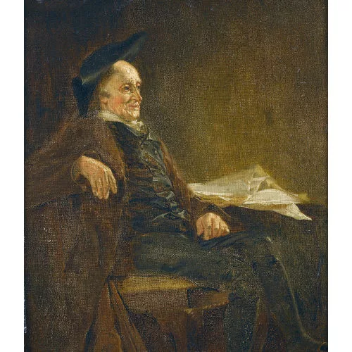 Benjamin Vautier l'Aîné — Bildnis eines sitzenden Mannes.