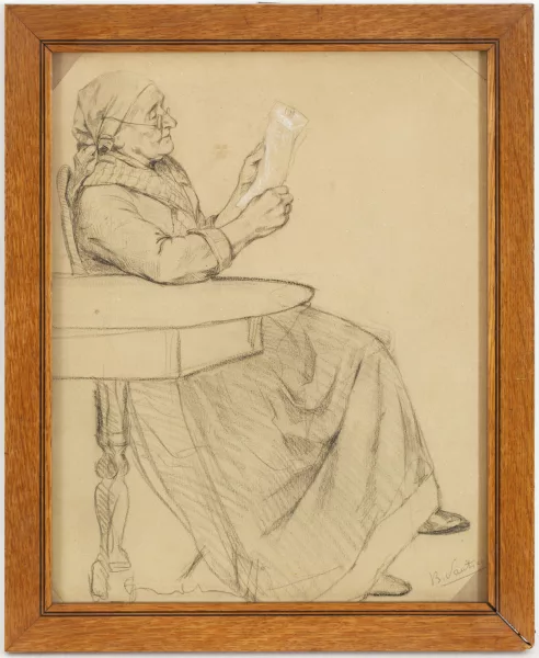 Benjamin Vautier l'Aîné — Femme lisant,