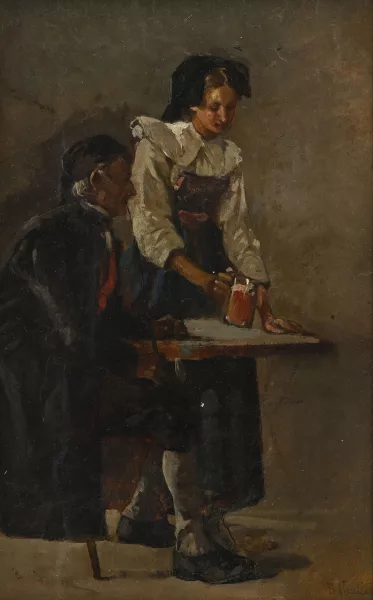 Benjamin Vautier l'Aîné — A l'auberge,