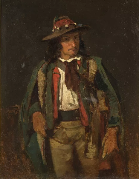Benjamin Vautier l'Aîné — Studie eines italienischen Briganten, um 1849