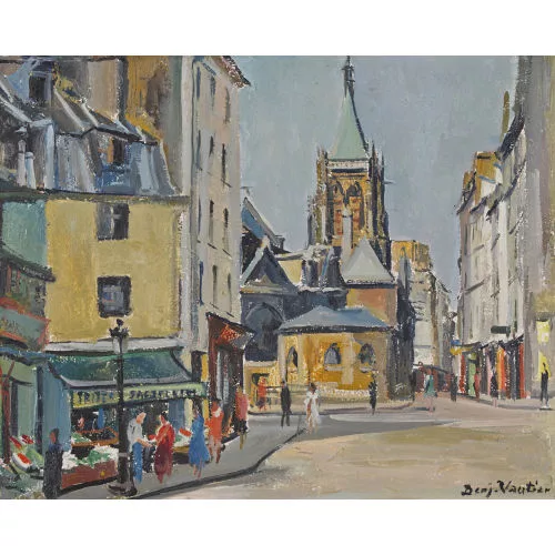Benjamin Vautier — "Église St-Séverin de Paris".