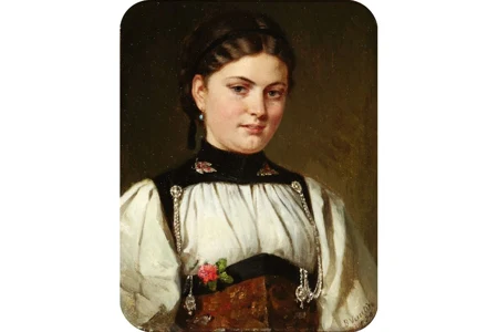 Berner Trachtenmädchen
