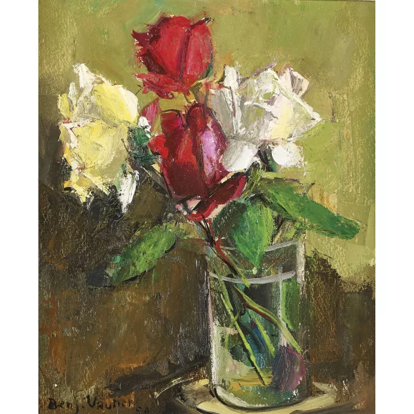 Benjamin Vautier — Rosen im Glas.
