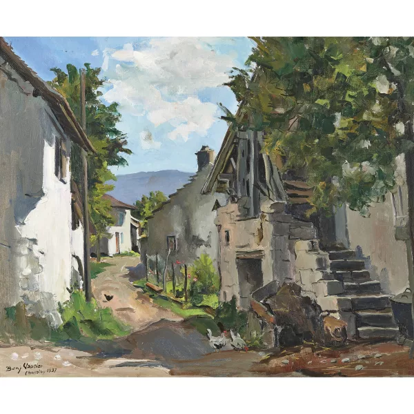 Benjamin Vautier — Le village.