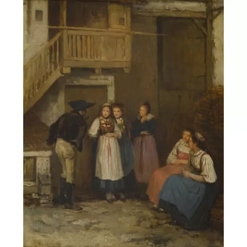 Der Brautwerber mit den Bauernmädchen