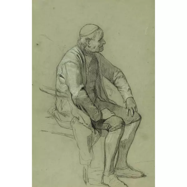 Sitzender Bauer