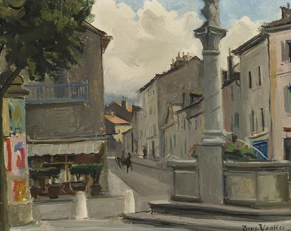 Benjamin II Vautier — Place à Carouge,