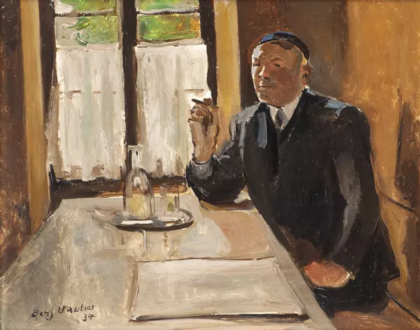Benjamin Vautier II (1895-1974), "Au café avec Charles-Albert Cingria — DognyAuction
