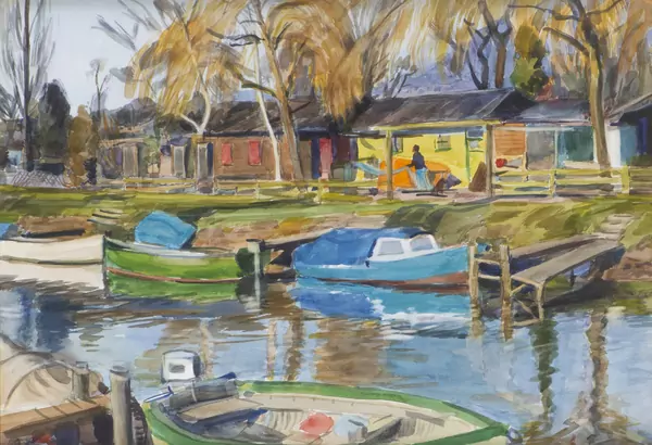 Bernard PIDOUX (1911-2012), "les embarcations" — DognyAuction