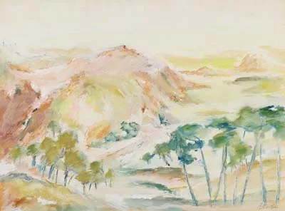 Bernhard Hoetger — 3 Bll.: Landschaften
