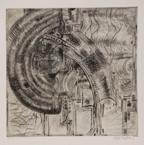 Bernhard Luginbühl — Radierung III, 1961/64