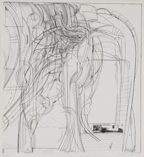 Bernhard Luginbühl — Plan für Silver Ghost, 1966