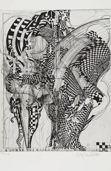 Bernhard Luginbühl — L'homme qui marche, 1974
