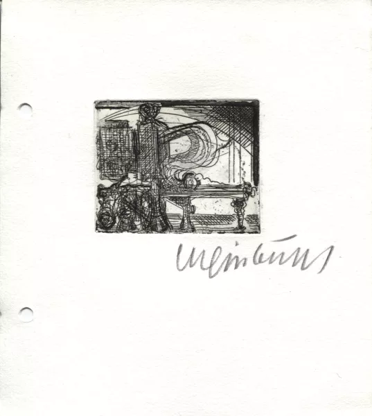 Bernhard Luginbühl — Ausstellungskatalog. Kupferstichkabinett des Musée d'art et histoire, Bernhard Luginbühl, Galerie Renée Ziegler Zürich. Grafikkatalog Bernhard Luginbühl