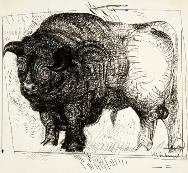 Bernhard Luginbühl — Stier