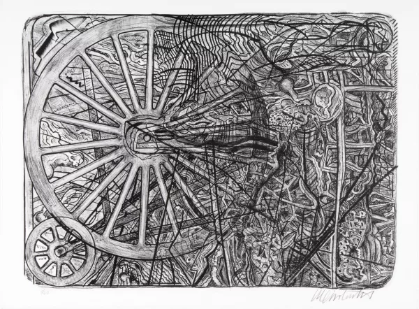 Bernhard Luginbühl — Zweiräder, 1997