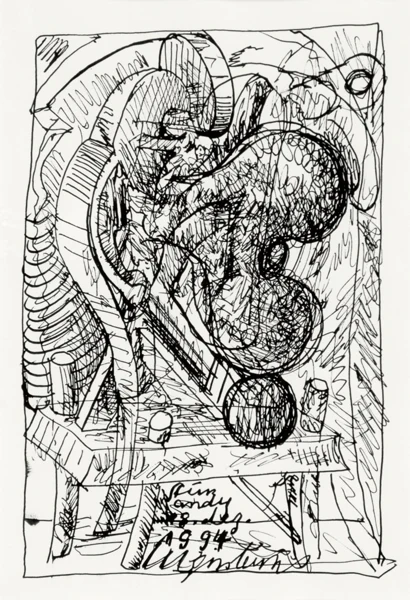 Bernhard Luginbühl — Flügelmutter, 1994
