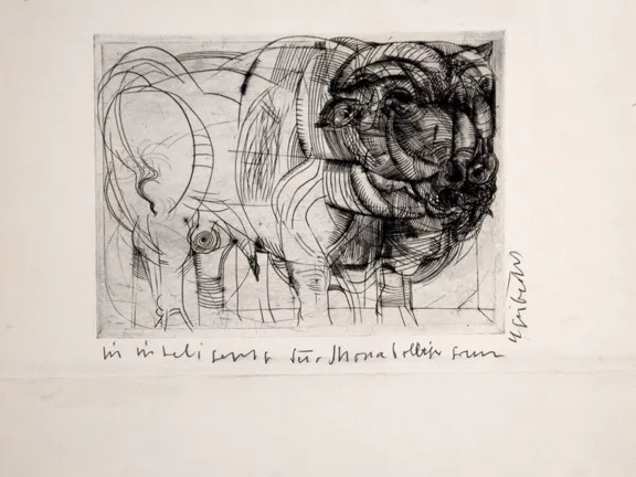 Bernhard Luginbühl — Stier, 1960