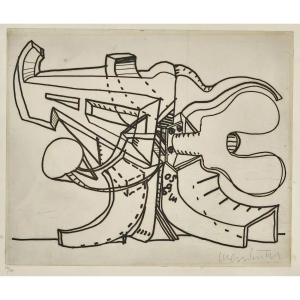 Bernhard Luginbühl — "Osaka Punch I".