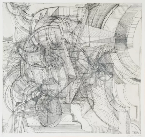 Bernhard Luginbühl — 2 Blätter: Grosser Kupferstich, 1961; Kleiner Zyklop I, 1968