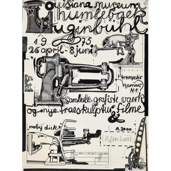 Bernhard Luginbühl — "Louisiana Museum, Humlebaek 1975".